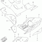 GSX-R600 Under cowling body (model x)