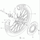 DR650SE Переднее колесо