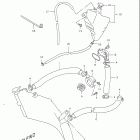 GSX-R750 Radiator hose (model t / v)
