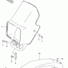 DR200SE Headlamp cover
