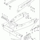 GSF1200S BANDIT Rear swinging arm (gsf1200sav)