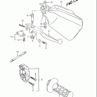 DR350SE Рукоятка газа и тормоза