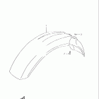 DR350SE Переднее крыло