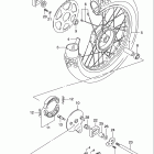 DR200SE Заднее колесо