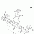 GSF1200S BANDIT Rear caliper (gsf1200sav)