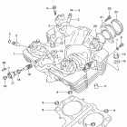 GS500E Головка цилиндра