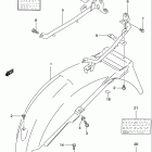 GS500E Rear fender (model y)