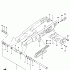 RM125 Rear swinging arm (model t)