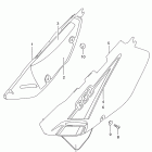 DR650SE Frame cover (model y)