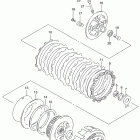 DR650SE Сцепление