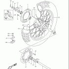 DR350 Заднее колесо