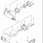 GSF600S BANDIT Задний фонарь