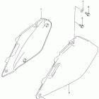 RM125 Обтекатель рамы