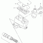GSF1200S BANDIT Front master cylinder (gsf1200sv / sw / sx / sy)