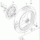 GS500E Переднее колесо