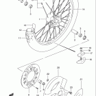 RM250 Front wheel (model v / w / x / y)