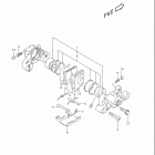 GSX-R750 Задний суппорт