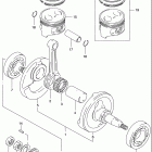 DR200SE Коленвал