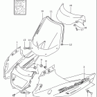 GSF600S BANDIT Cowling body (model t / v)
