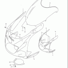 GSX-R750 Cowling body (model v)
