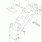 GSF1200S BANDIT Rear fender (gsf1200sv / sw / sx / sy)
