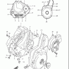 DR350SE Крышки картера