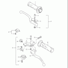GSX-R750 Handle lever (model w / x)