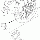 RM125 Rear wheel (model y)