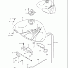 GSX-R750 Топливный бак (модель X)