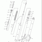 GSX-R750 Front damper (model w / x)