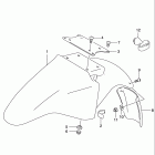 GS500E Переднее крыло