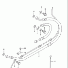 GSF1200S BANDIT Rear brake hose (gsf1200sav)