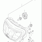 GSX-R750 Headlamp (model w / x)