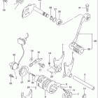 DR650SE Механизм  переключения передач
