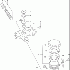 GSX-R600 Главный тормозной цилиндр,передний