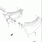 VS800GL INTRUDER Frame cover (model y)