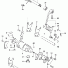 DR200SE Механизм  переключения передач