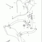 GSX-R750 Radiator hose (model w / x)