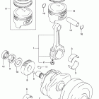 GS500E Коленвал