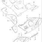 GSX-R600 Under cowling body (model v)