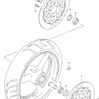 GSX-R600 Front wheel (model v / w / x)