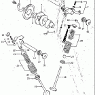 DR350SE Распред вал-клапана
