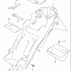GSF1200S BANDIT Rear fender (gsf1200sav)
