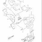 GSX-R750 Under cowling body (model w)