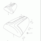 GSX-R750 Seat tail box (model t)