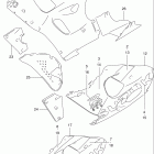 GSX-R600 Under cowling body (model w)