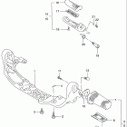 VS800GL INTRUDER Подножки