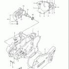 RM80 Crankcase cover- water pump