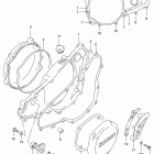 RM250 Crankcase cover- water pump
