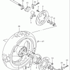 GSF600S BANDIT Заднее колесо